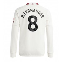 Manchester United Bruno Fernandes #8 Tredjeställ 2023-24 Långärmad